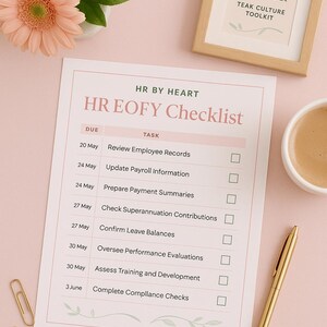 HR EOFY Checklist | End of Financial Year HR Guide | Employee File ...