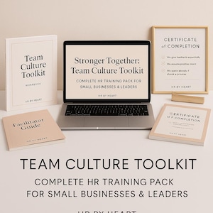 Stronger Together: Team Culture Toolkit | Printable HR Training Pack for Team Building & Communication