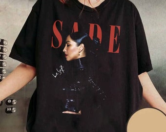 Sade t shirt ,Music Tour 2023 clothing Rap Hip Hop Graphic T-Shirt ,Sade Adu World Tour Tshirt, 90s sade Gift for men women unisex shirt