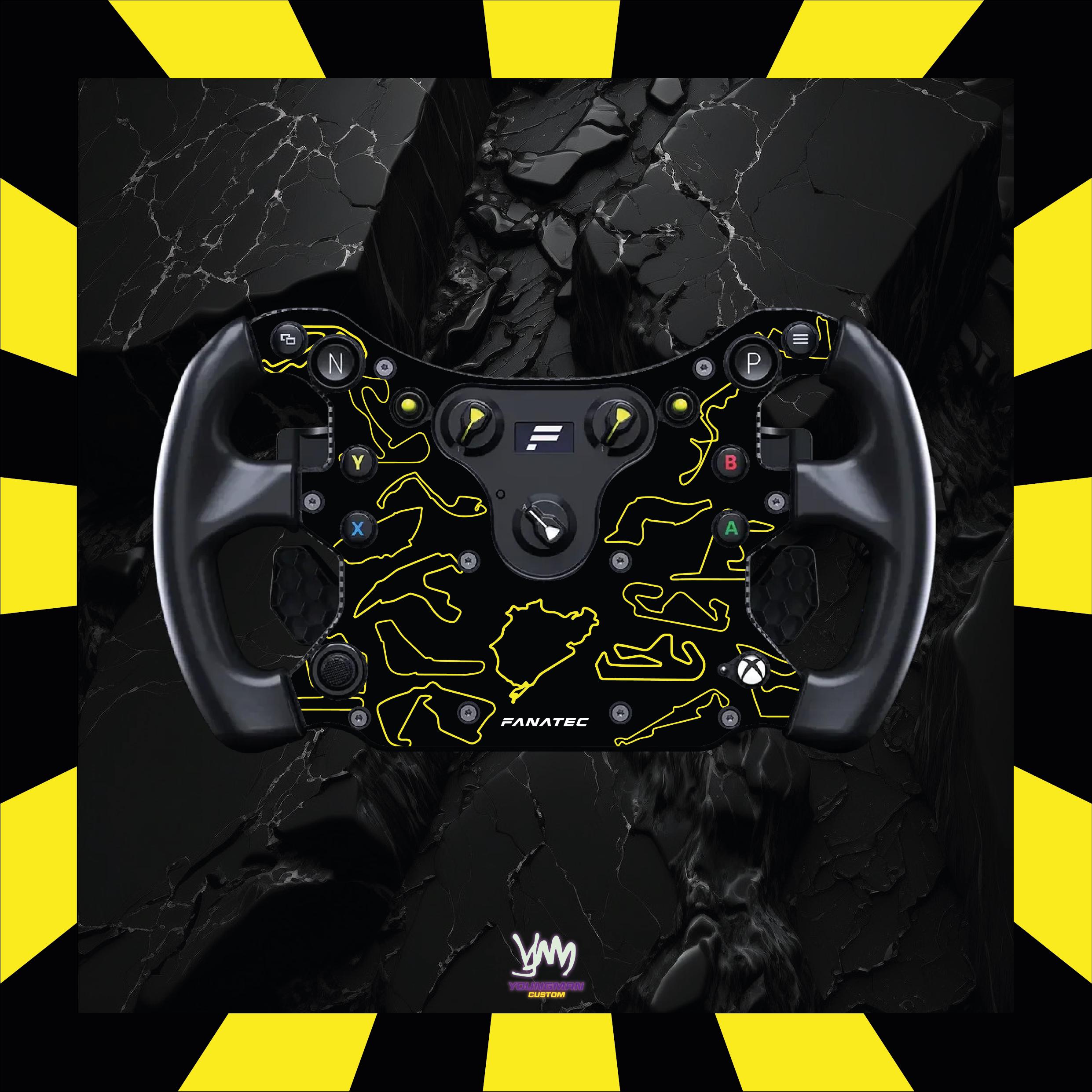 FANATEC Podium GT3 Endurance  ステッカー付 Podium Steering Wheel GT3 Endurance