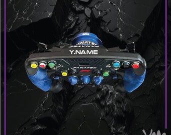 Personalized name sticker for Fanatec Podium Racing Wheel F1 steering wheel