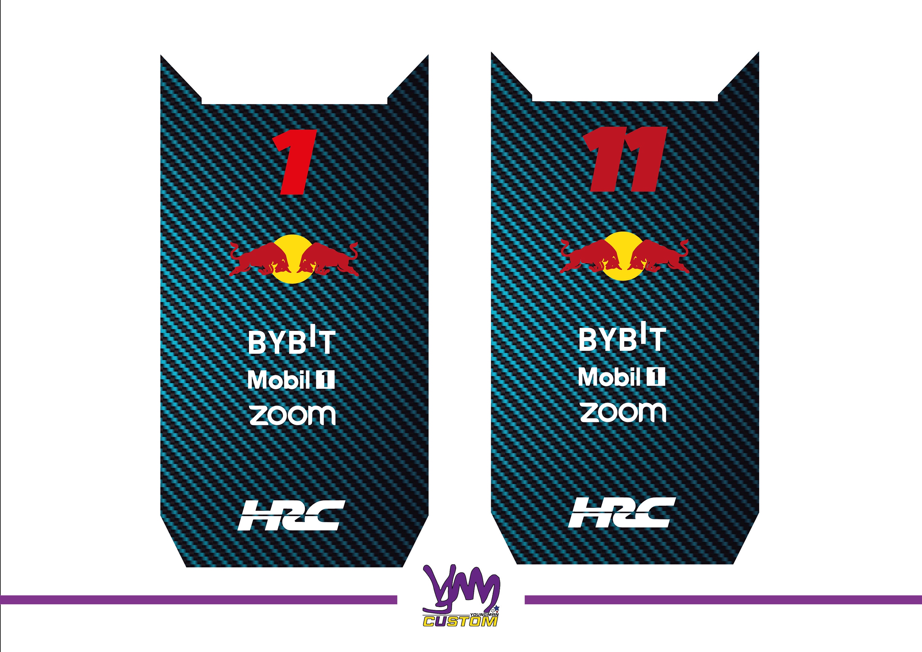 Red Bull Racing Stickers Verstappen and Perez – Tacki Design