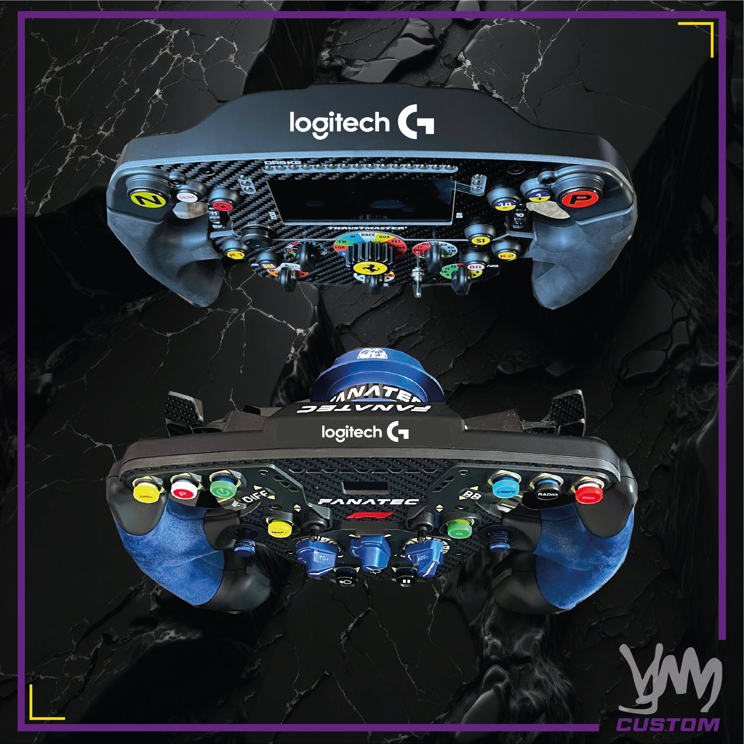 Mod Volante corona F1 personalizzato per Logitech G29 G923 e G920