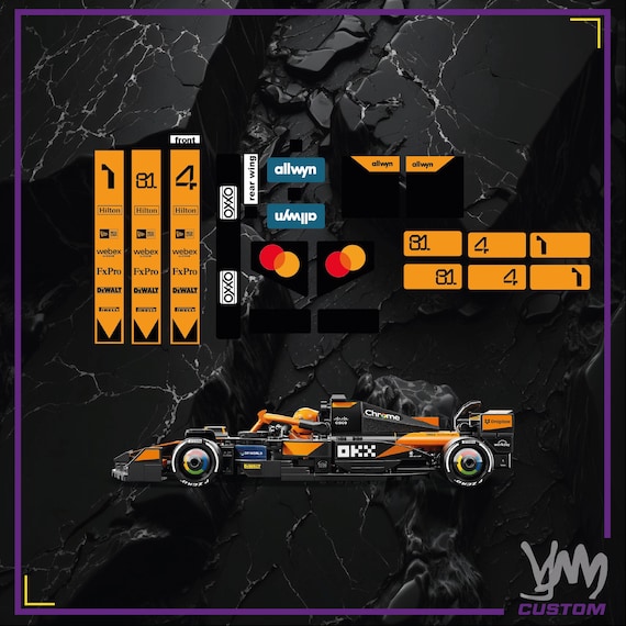 マクラーレン F1 F1 カラーリング エディション 2025/2026 ステッカー