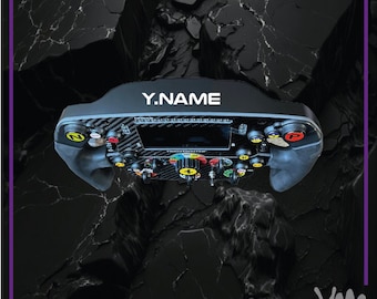 Personalized name sticker for Thrustmaster SF1000 Ferrari F1 steering wheel
