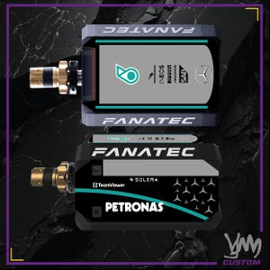 Adesivos para base de motor Fanatec DD1 ou DD2 - Mercedes AMG Petronas F1 2025