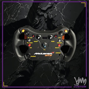 Stickers pour boutons sur le volant Fanatec CSL Elite McLaren GT3
