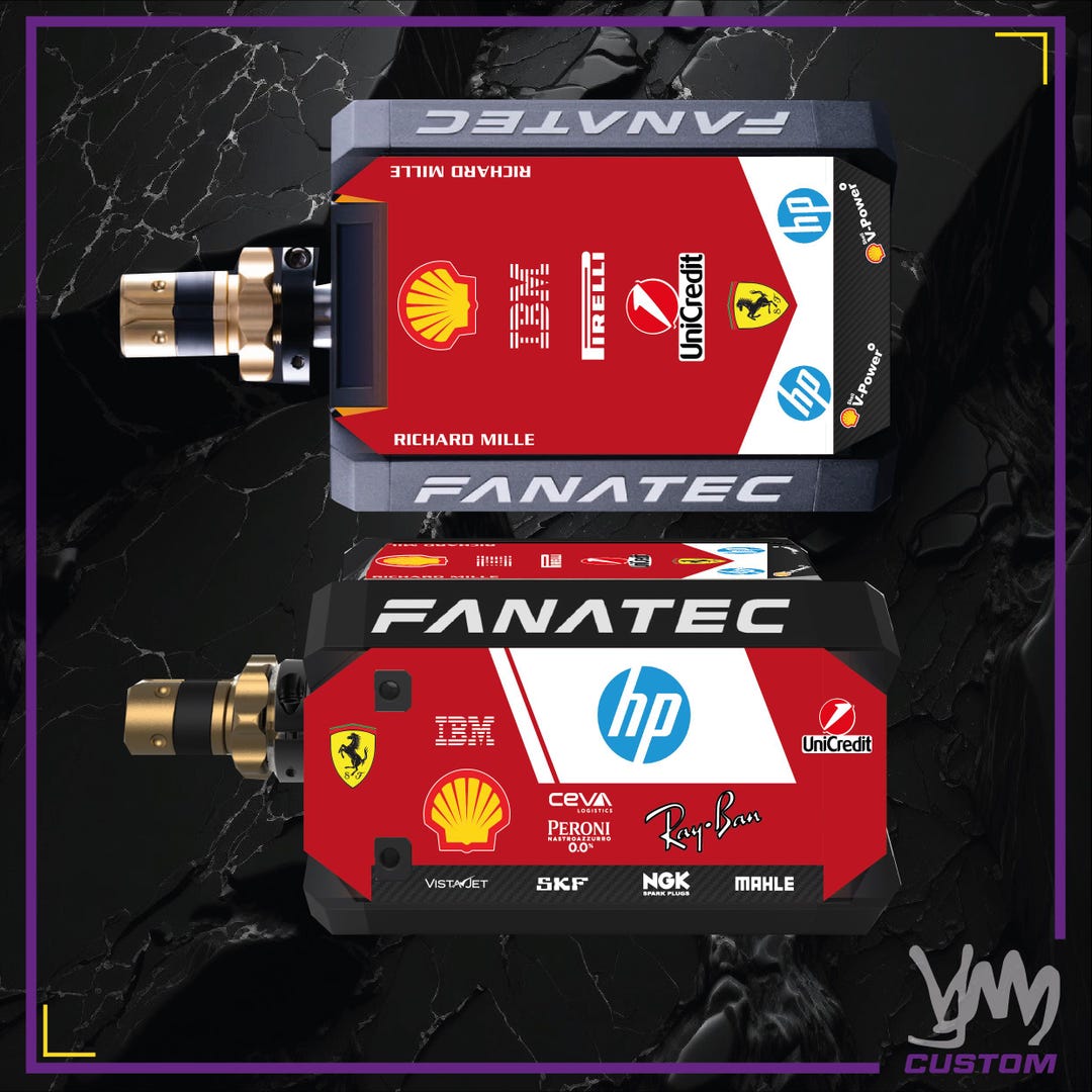Fanatec DD1 or DD2 Engine Base Stickers - Ferrari HP F1 2025 - Etsy