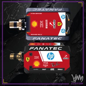 Adesivos para base de motor Fanatec DD1 ou DD2 - Ferrari HP F1 2025