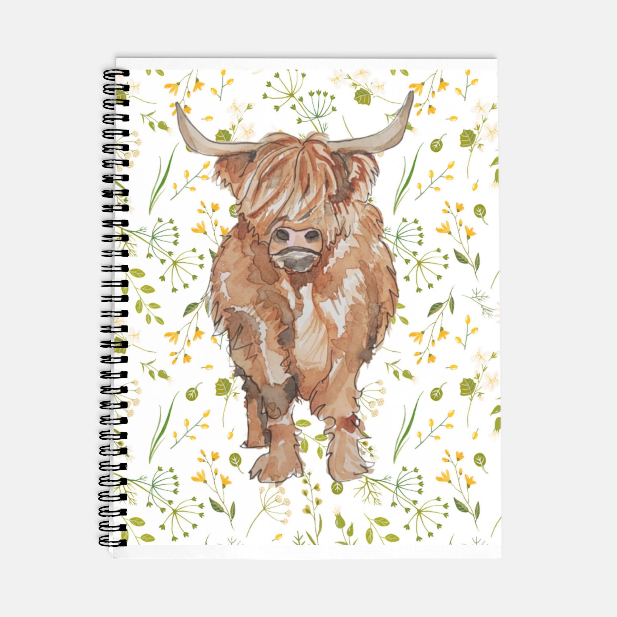 Highland Cow Planner 20242025 Planner Cow Lover Gift Highland Cow Gift Yearly Planner Cow Lover