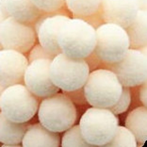 Mini off white Pompoms Crafting Supplies Plush Pom Poms Embellishments DIY Crafts Felt Soft Plush Balls high quality pom pom various colors