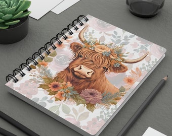 Wrendale A Highland Christmas A6 Highland Cow Notebook - Sam Turner & Sons - View #4