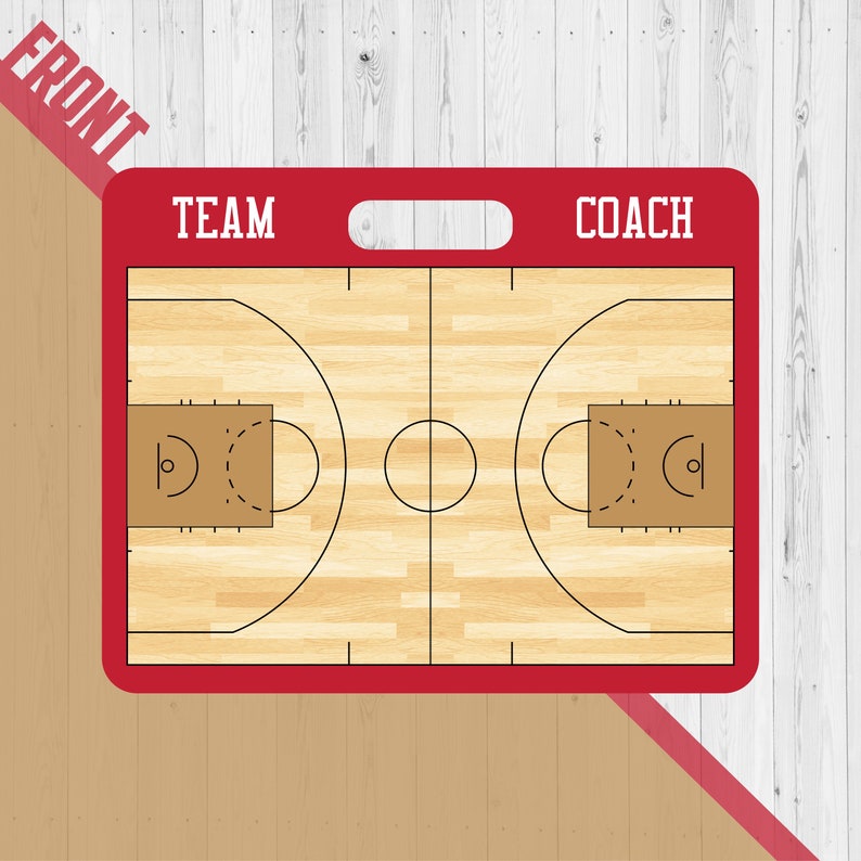 Personalized WNBA Basketball Coaches Tactic Clipboard, Team Coach Gift