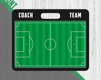 Cadeau personnalisé du conseil d’entraîneur de football, tableau des entraîneurs personnalisés, appréciation de l’entraîneur, joueur de football, presse-papiers tactique d’entraîneur de football, effacement à sec