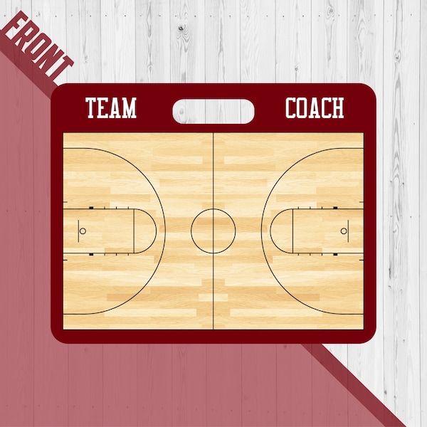 Personalized Women's NCAA Basketball Coach Board, Team Coach Gift, Coach Appreciation, Basket Coach Tactic Clipboard, Dry Erase Lineup Board