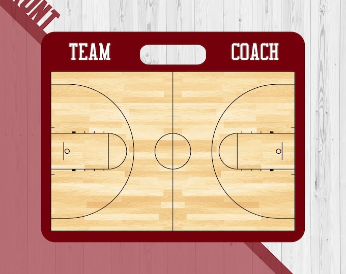 Coaches Gift Idea Clipboard Basketball Coach Gift Custom Etsy