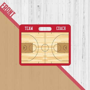 Personalized WNBA Basketball Coaches Tactic Clipboard, Team Coach Gift, Personalized Coaches Board, Basket Coach, Basketball Team, Dry Erase image 5