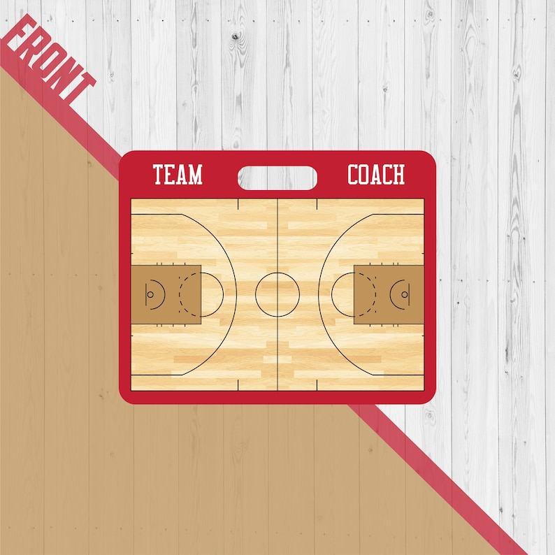 Personalized WNBA Basketball Coaches Tactic Clipboard, Team Coach Gift