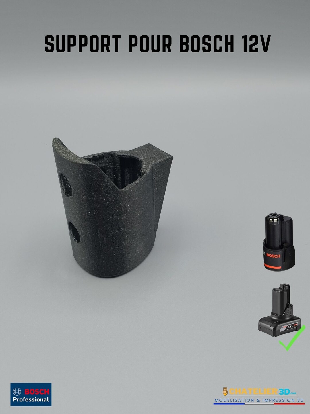 Bosch 12V Battery Holder Etsy