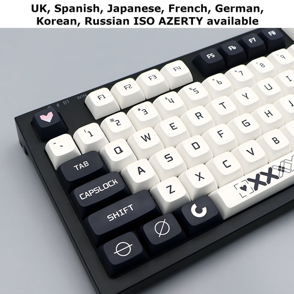 CSGO Printstream Spanish Japanese German Russian Korean English uk, Custom Gaming, Keycaps Set, ISO AZERTY xda profile Mechanical Keyboard