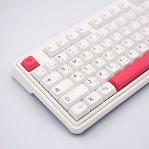 Xda Profile Keycaps Pbt Dye Sublimation para teclado mecánico para juegos  (126pcs)
