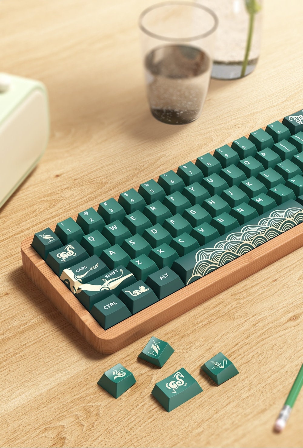 Forest Keycaps Set 158pc 138pc Green Keycaps ISO Keycaps - Etsy
