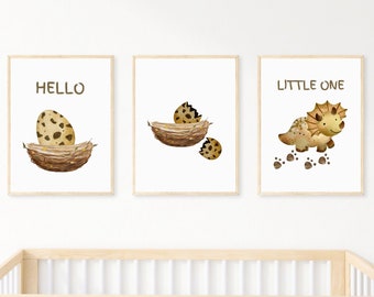 Dinosaur Set of 3 Prints, Kids Nursery Decor, PRINTABLE Wall Art, Dinosaur Decor, dinosaur, DIGITAL DOWNLOAD, Watercolor Art, quote nursery
