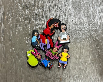 Bobs Burger Shoe Charms | Linda Shoe Charms | Kochi Shoe Charms | Shoe Charms for Kids | Shoe Charms for Adults | Clogs Charms | Clog Charms