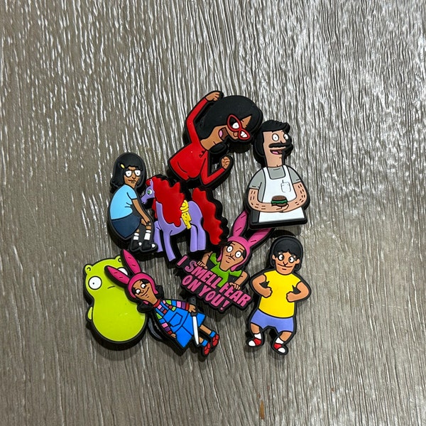 Bobs Burger Shoe Charms | Linda Shoe Charms | Kochi Shoe Charms | Shoe Charms for Kids | Shoe Charms for Adults | Clogs Charms | Clog Charms