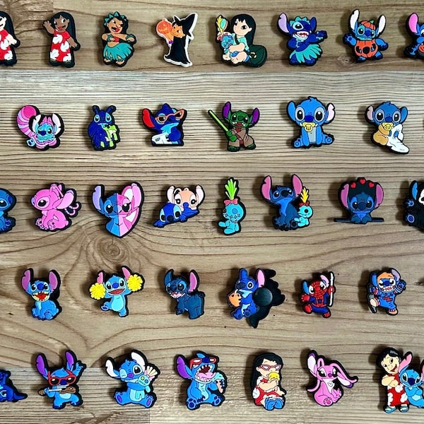 Stitch and Angel Croc Charms Etsy Ireland