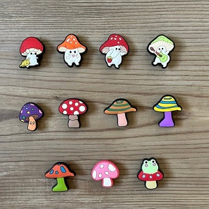 Cute Mushroom Shoe Charms | Cute Plant Shoe Charms | Mushroom  Charms for Kids | Shoe Charms for Adults | Clogs Charms | Clog Charms