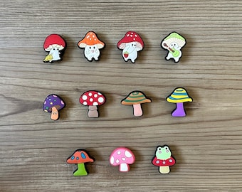 Cute Mushroom Shoe Charms | Cute Plant Shoe Charms | Mushroom  Charms for Kids | Shoe Charms for Adults | Clogs Charms | Clog Charms