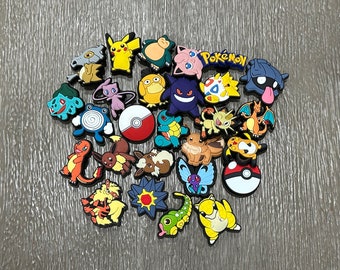 Pokémon Shoe Charms | Pika & friends Shoe Charms | Pokémon Shoe Charm Sets