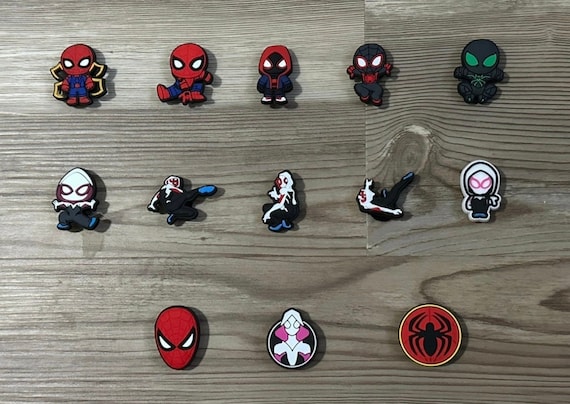 Spiderman Shoe Charms Shoe Charms for Kids and Adults Gwen Stacy