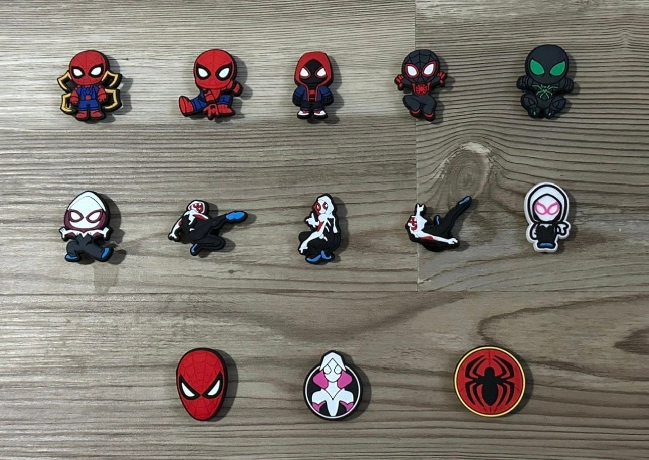 Spiderman Shoe Charms Shoe Charms for Kids and Adults Gwen Stacy Shoe  Charms Miles Morales Shoe Charms Shoe Charm Sets 