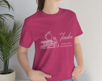 Teacher Difference Maker (texto blanco unisex)
