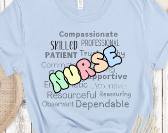 Nurse T-shirt, Nursing apparel, Nurse shirt, Nurse life shirt, Medical professional shirt, Nurse gift idea, Healthcare worker shirt