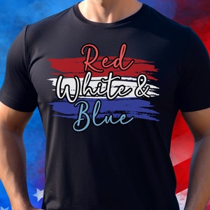 4th of July shirt, Independence Day apparel, Patriotic t-shirt, USA flag shirt, Red, white, and blue shirt, American flag t-shirt