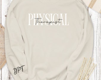 Physiotherapeut Pullover, Physiotherapie Leben Sweatshirt, Physiotherapeut Geschenk, Physiotherapeut Abschlussgeschenk, DPT Sweatshirt