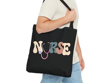 Nurse Tote Bag, nursing student gift, Medical professional tote, Healthcare worker bag, Nurse appreciation bag, Stylish nursing bag