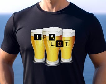 Camiseta para amantes de la cerveza IPA, regalo para cerveceros artesanales, camiseta con humor sobre bebidas, camiseta de cerveza, camiseta para ir de bares, camiseta de lúpulo, ropa para amantes de la IPA, regalo para bebedores de cerveza