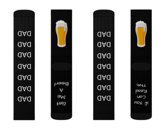 Papa Socken, Vatertagsgeschenk, lustige Papa Socken, Bier Socken, Papa Socken, Papa Geschenk, Geschenk für Papa, Geburtstagsgeschenk für Papa, Papa-Themen-Socken