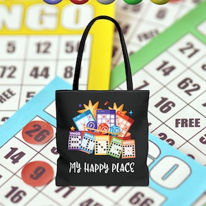 Bingo bag, Bingo player gift, gift for bingo enthusiast, Bag for bingo accessories,