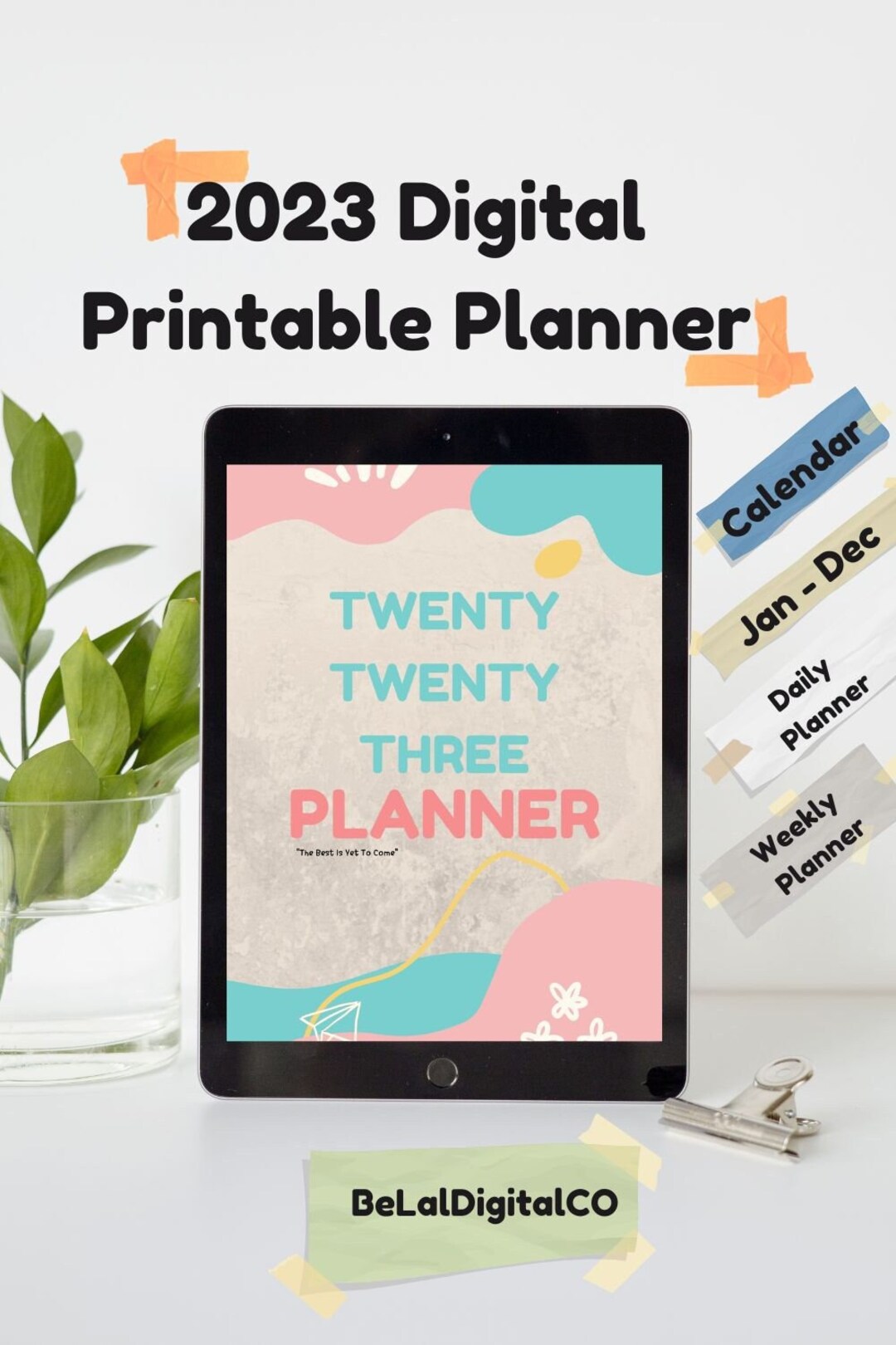 2023 Digital Printable Planner | Daily Planner | Weekly Planner ...