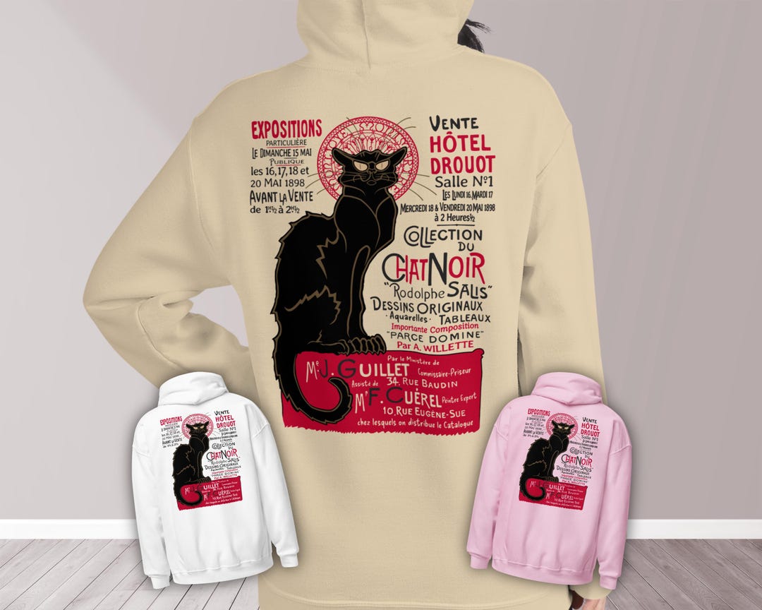 Pas de Chat Vintage Hoodie