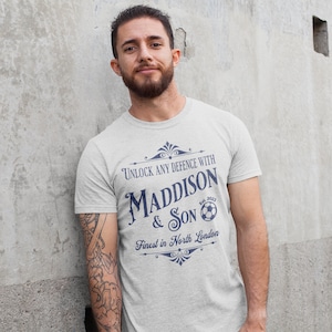 Tottenham Maddison T-shirt | COYS Shirt | Hotspur Fans Tee | The Lilywhites | North London Soccer Gift | Football Tshirt | Vintage Style