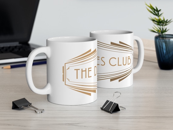 Wodehouse Drones Club Ceramic 11oz Mug | Jeeves Wooster | Bookish Gift | Classic Comedy Literature Coffee Cup | Gentleman's Club Gift