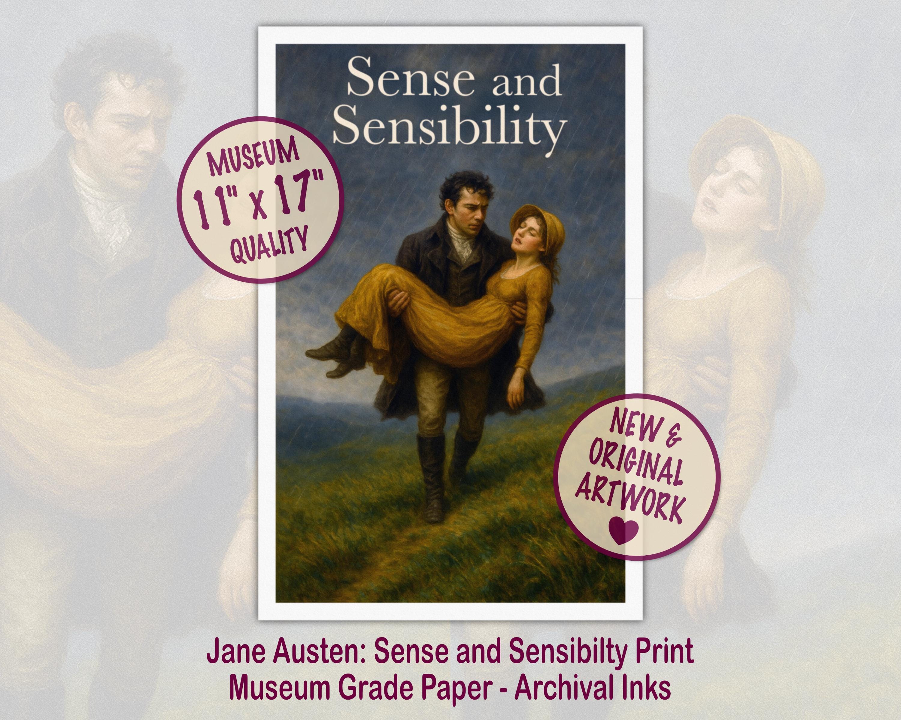 Sense and Sensibility Art Print | Original Jane Austen Poster ...