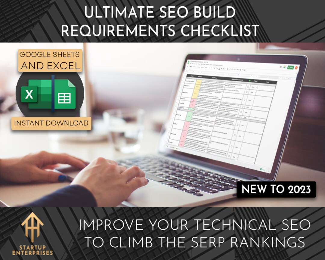 2023 SEO Checklist Guide Build Requirements for ANY Digital Etsy