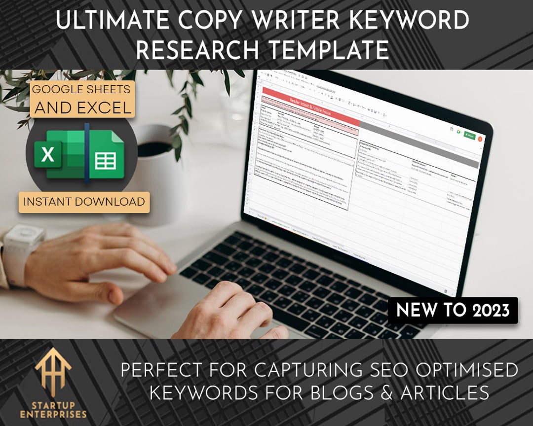 2023 SEO Keyword Research Template, Perfect for Copy Writers to Create 2023 SEO Keyword Research Template, Perfect for Copy Writers to Create